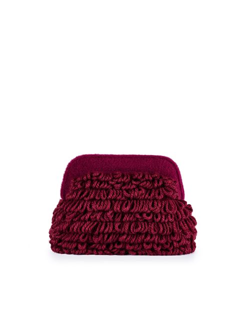 Clutch Cecile Fringe Bordeaux viamailbag | CECILIE FRINGEC04